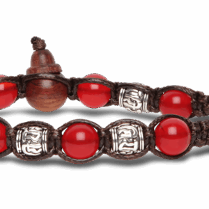 with 925 Silver and Passion Red Agate