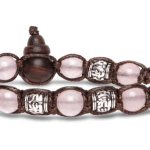 with 925 Silver and Pink Jade